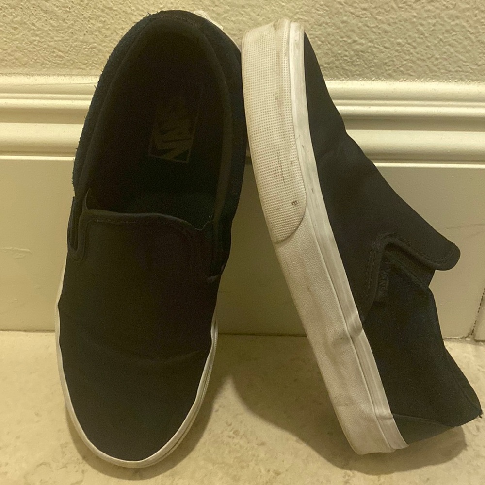 Pre-loved vans slip inside nylon tops